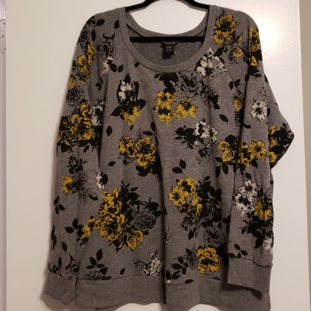 Torrid Floral Sweatshirt - 3x